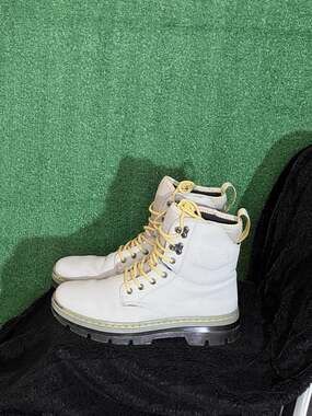 Dr. Martens Quinton Boots White Size US Women's 8